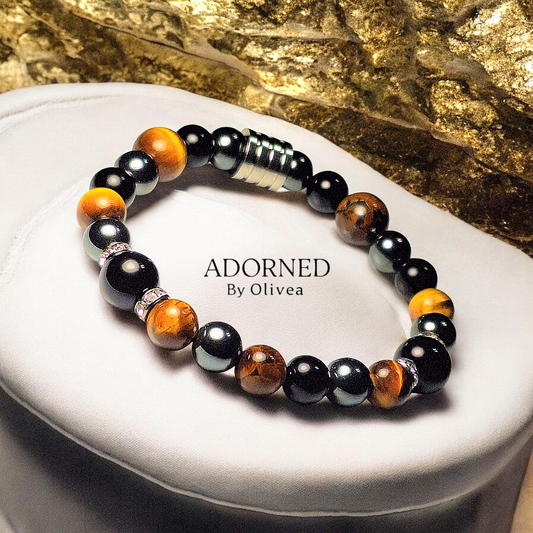 KM-Obsidian/Tiger/Hematite #1