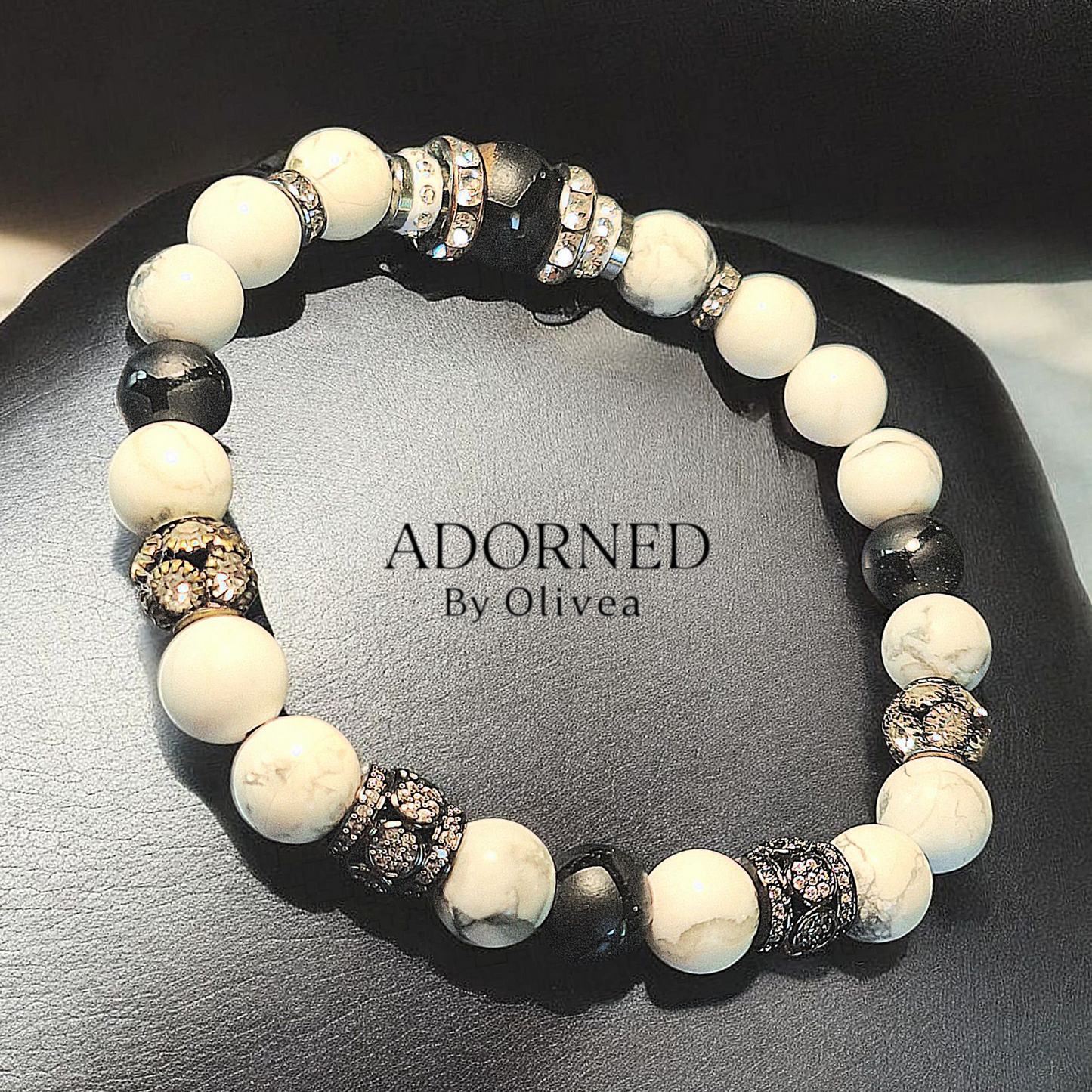 KM-Black/White/Gray Bracelet #2