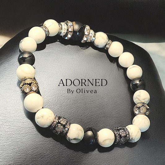 KM-Black/White/Gray Bracelet #2