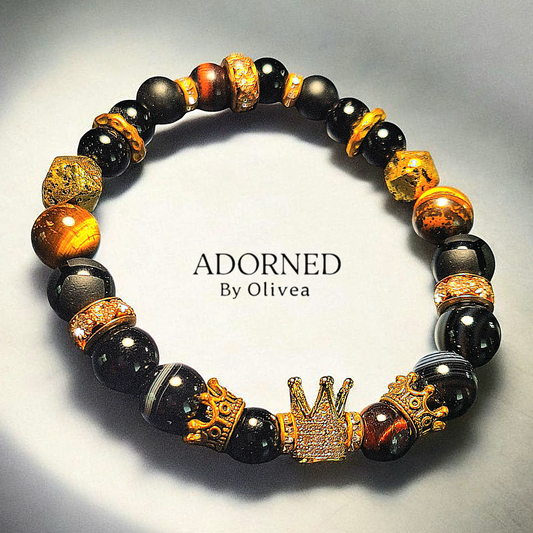 KM-Golden & Black Bracelet #1