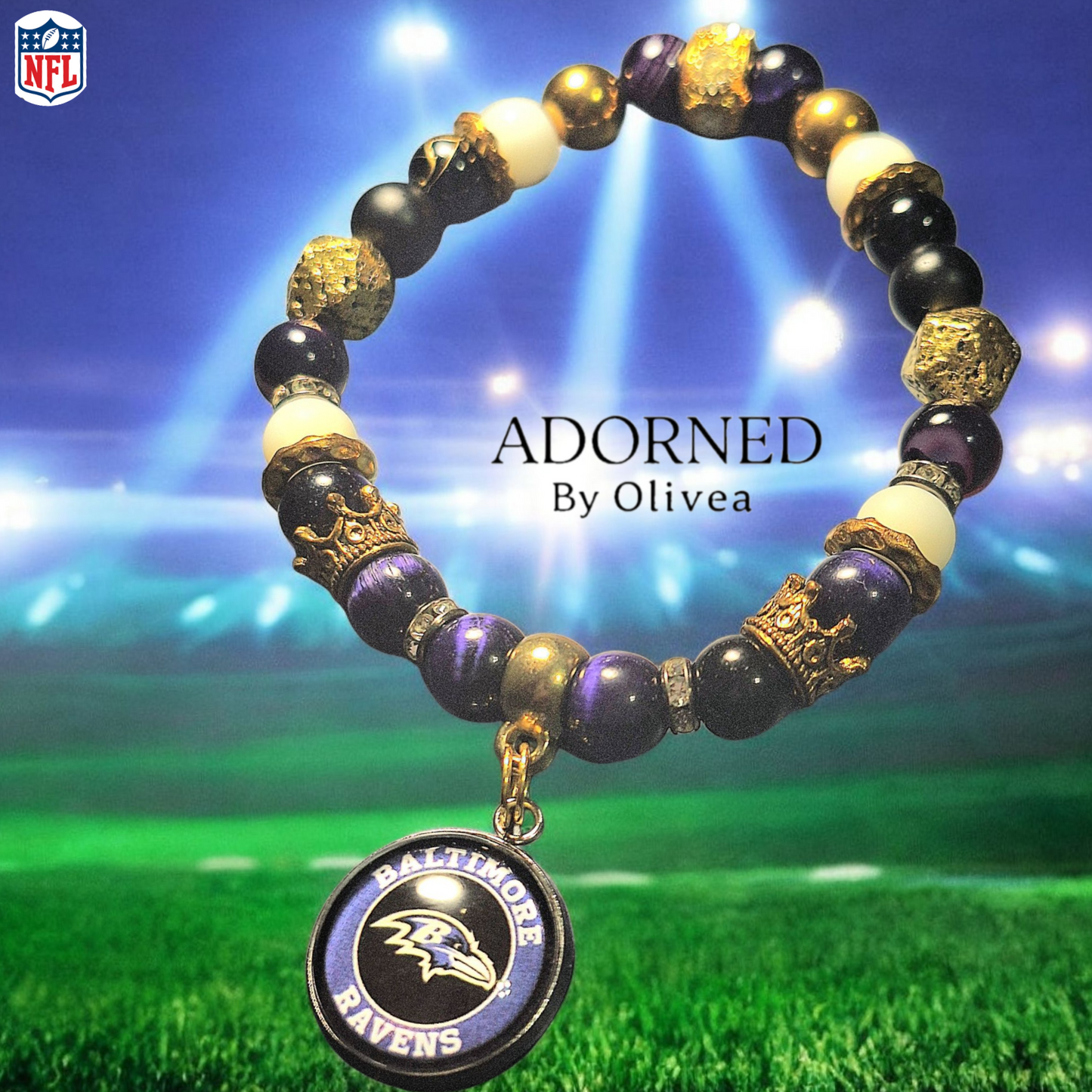 Baltimore Ravens Bracelet #1