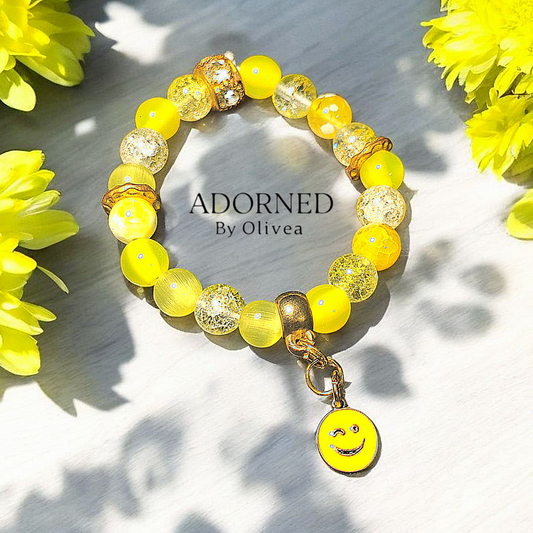 Adorned Dolls Bracelet #4 (Smile/Wink Face)